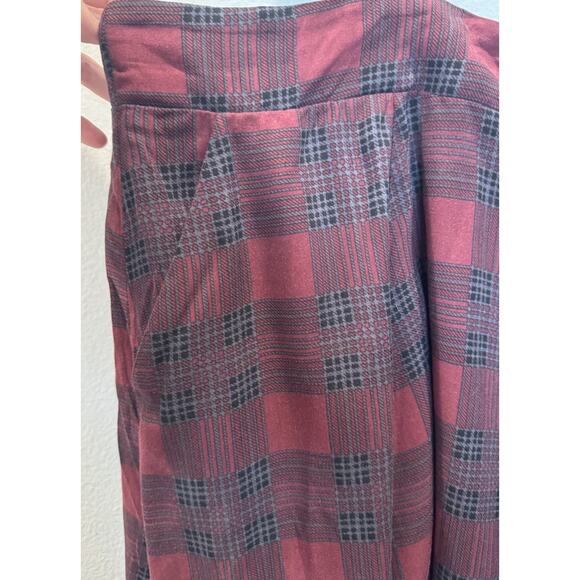 Torrid Suspender Skirt Women’s Size 2 Plaid Print Button Front Academia Pockets - Picture 5 of 8